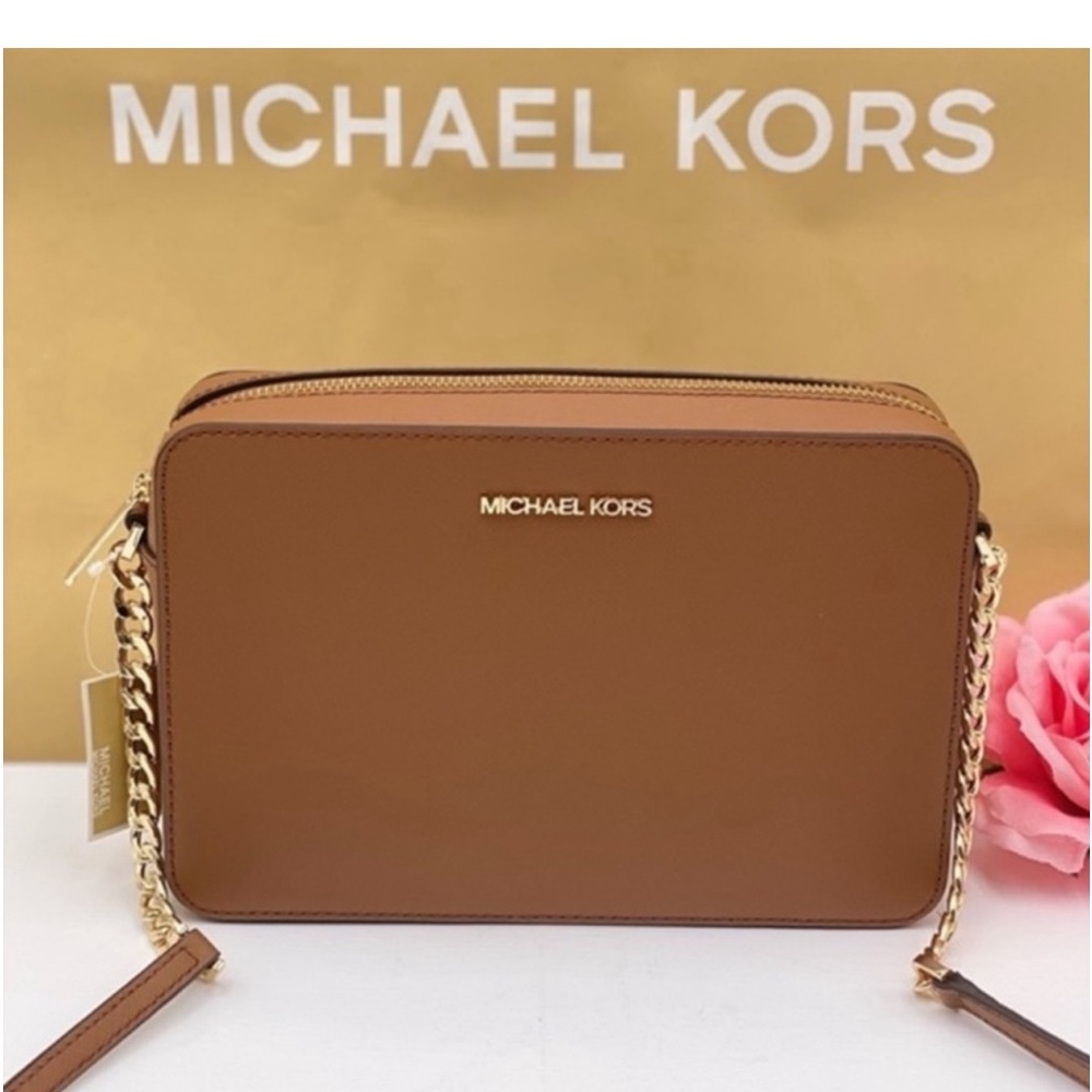 Michael Kors Jet Set leather Crossbody Bag